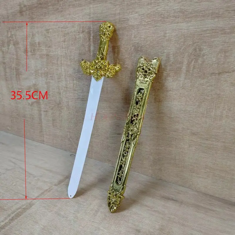 children's sword Plastic Sword Stage performance weapons Shangfang Sword Children's Toy cosplay sword,cosplay prop,laser sword,cosplay toy,retractable sword toy