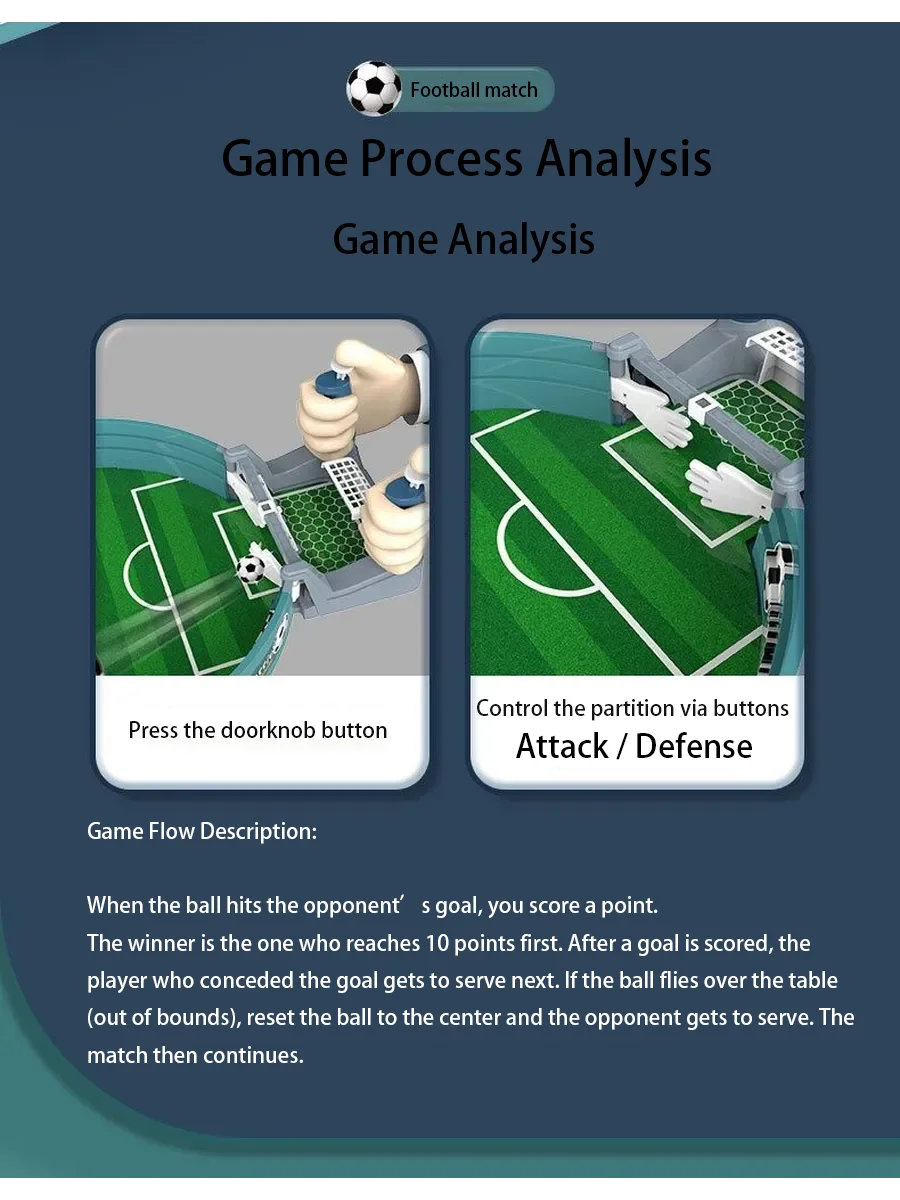 Children's Tabletop Soccer Game - Engaging Educational Gift