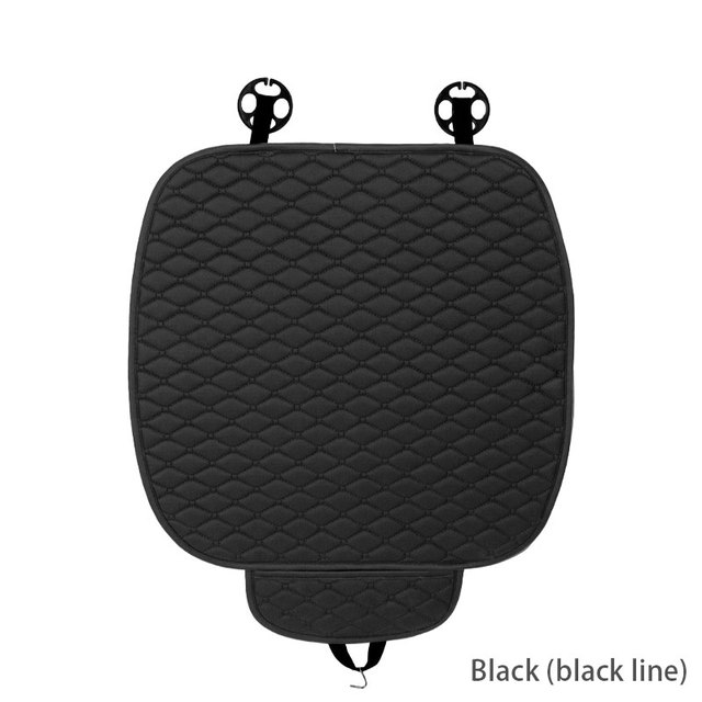 Leather Car Seat Cover Anti Slip Seat Cushion Easy to Clean Split Breathable Mat Universal Front Rear Seat Protector Covers