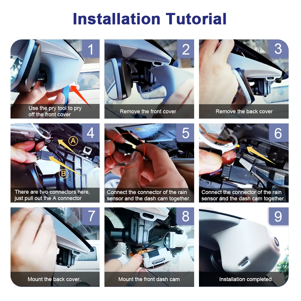Dash Cam 4K for VW Golf / Golf R / GTI (MK7 MK7.5 MK8) 2015 to Fitcamx Vehicle Dash Camera 4K for car dash camera