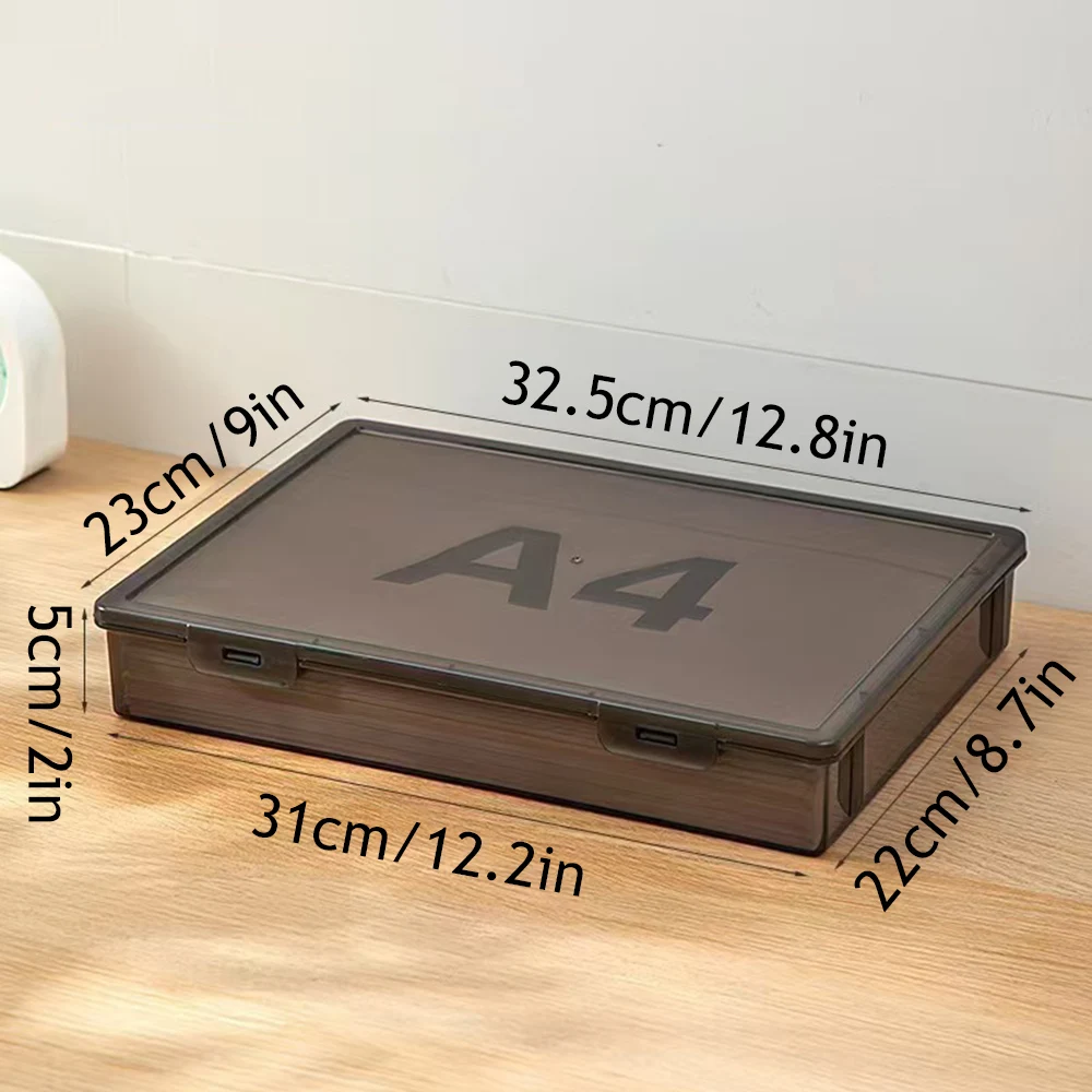 Versatile Transparent Storage Box with Large Capacity