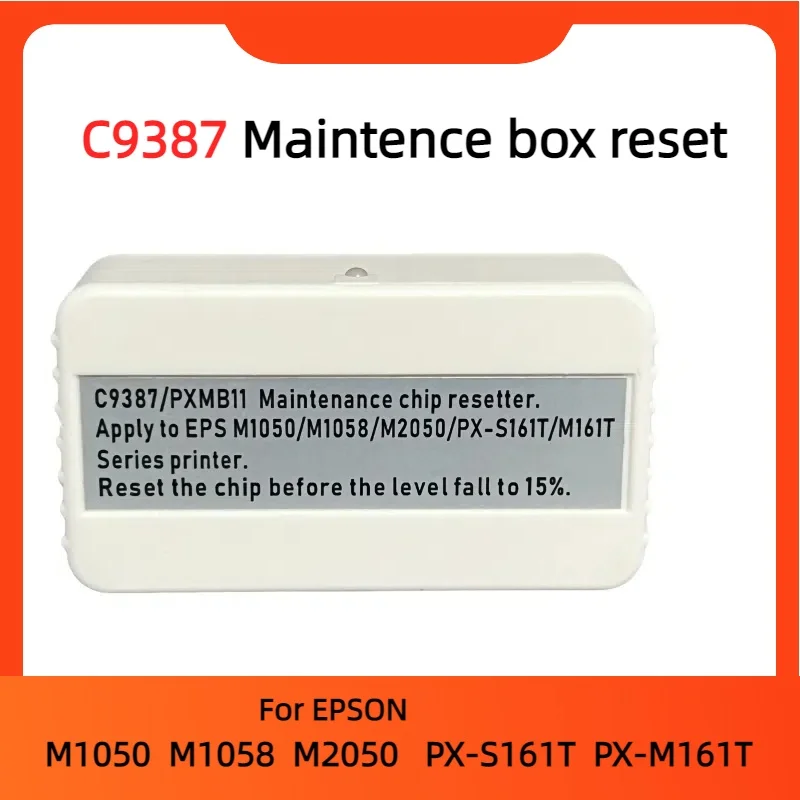 C9387/PXMB11 Maintenance Chip Resetter For Epson M1050 M1058 M2050 PX-S161T PX-M161T Waste Ink Box Tank Cartridge