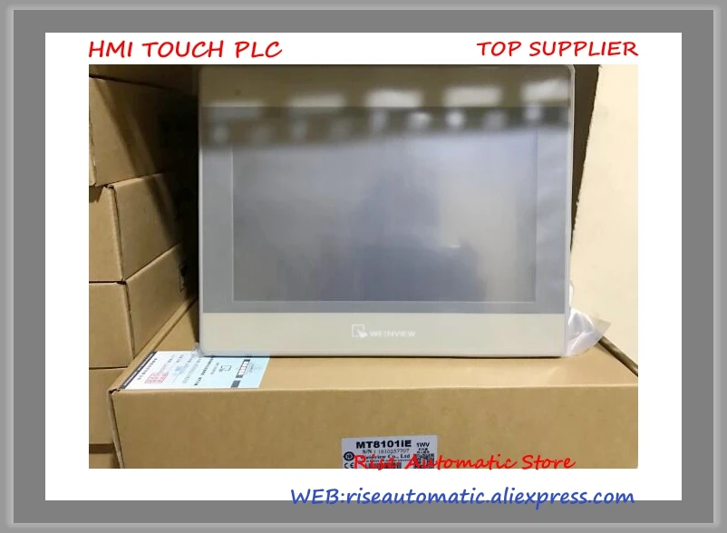 새로운 오리지널 10인치 HMI 터치스크린 MT6100IV3 MT6100IV5 MT8100iE MT8101IE로 업그레이드