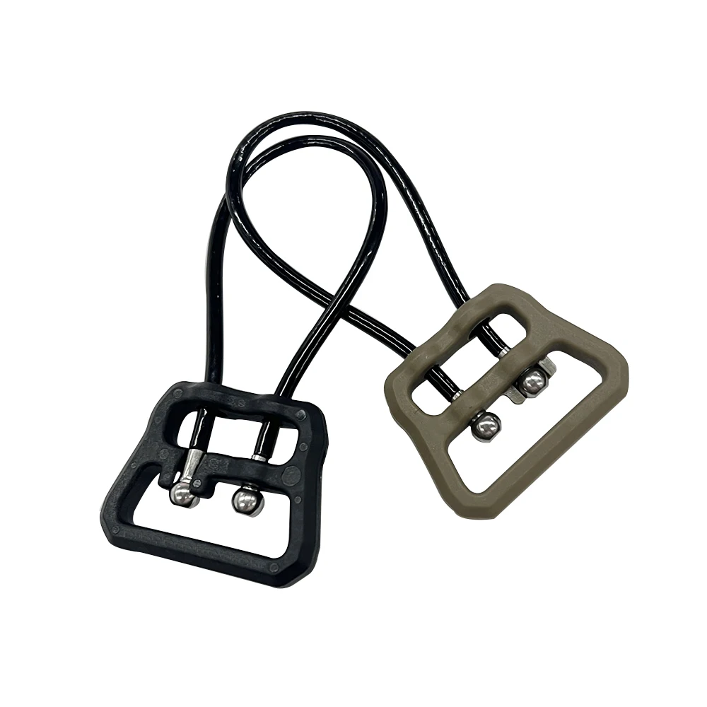 Sling Swivel Adapter Sling Swivel Mount Tactical Sling Adapter Sling Adapter Sling Attachment Adapter Tactical Gear Universal Wire Loop U Loop Sling Hooks Connection Buckle 1" & 1.25" Wide Slings