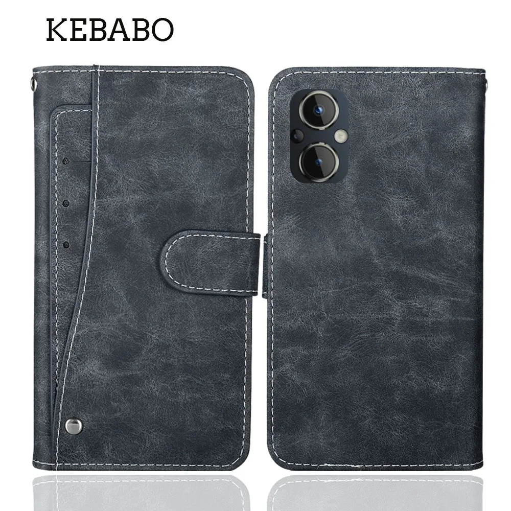 가죽 지갑 OnePlus Nord N20 5G 케이스, 플립 패션 럭셔리 카드 슬롯 보호 커버, 전화 보호 책 스타일 가방, 6.43..