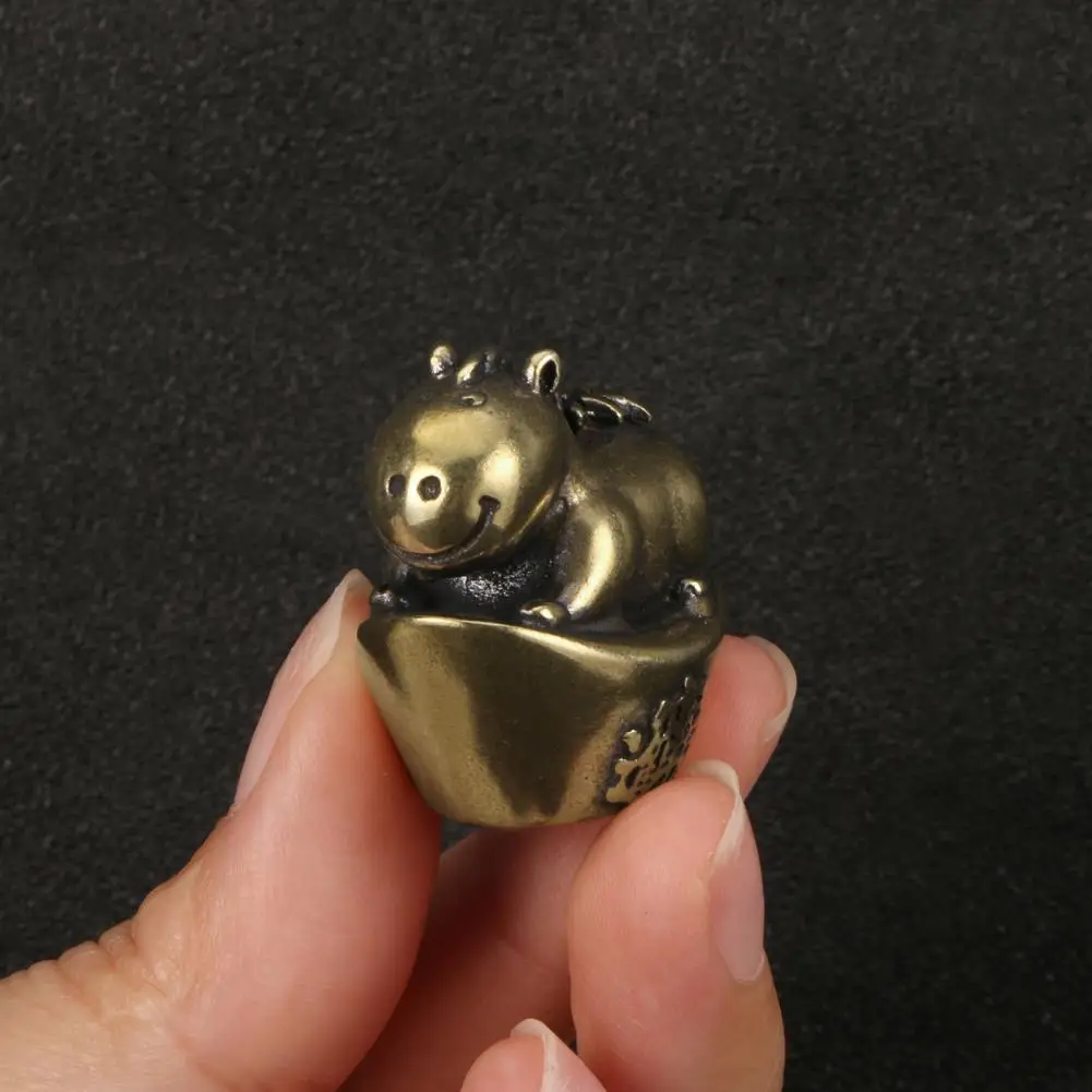 

Прочный латунный орнамент фигурка зодиака животного китайская зодиакальная фигурка животного латунная статуя фэн-шуй декоративное украшение подарок