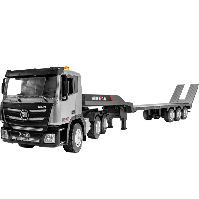 Huina 1318 1:24 Rc Trailer Truck Tractor 2.4g Remote Control Construction Radio Control Flatbed Rc Car Toys For Boys Kids Gifts 6