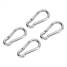 Caribeener Clips Strong Spring Snap Buckle Durable Stainless Steel Long Lifespan Quick Link for Lifting