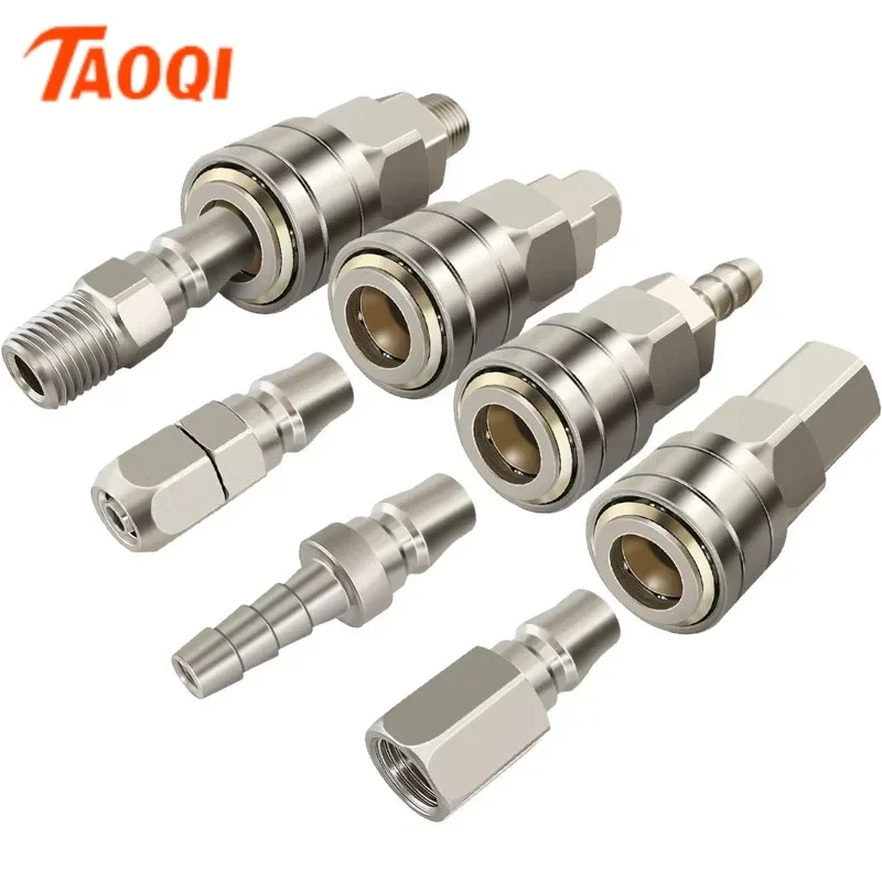 High Quality C Type Pneumatic Quick Connector Self-Locking Tube Air Compressor Pump Accessories Tool One-hand operation