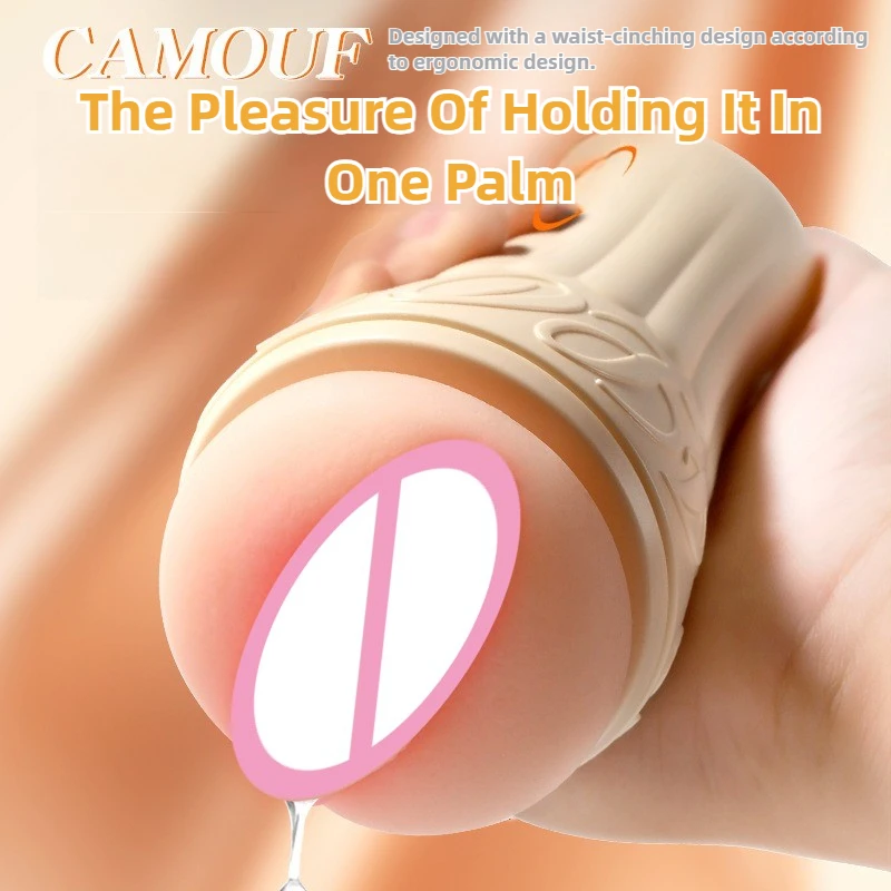 Male Sucking Masturbation Cup Soft Pussy Tight Vagina Adult Oral Sex Training Vacuum Pocket Cup Men's Sex Toy_voghion.com