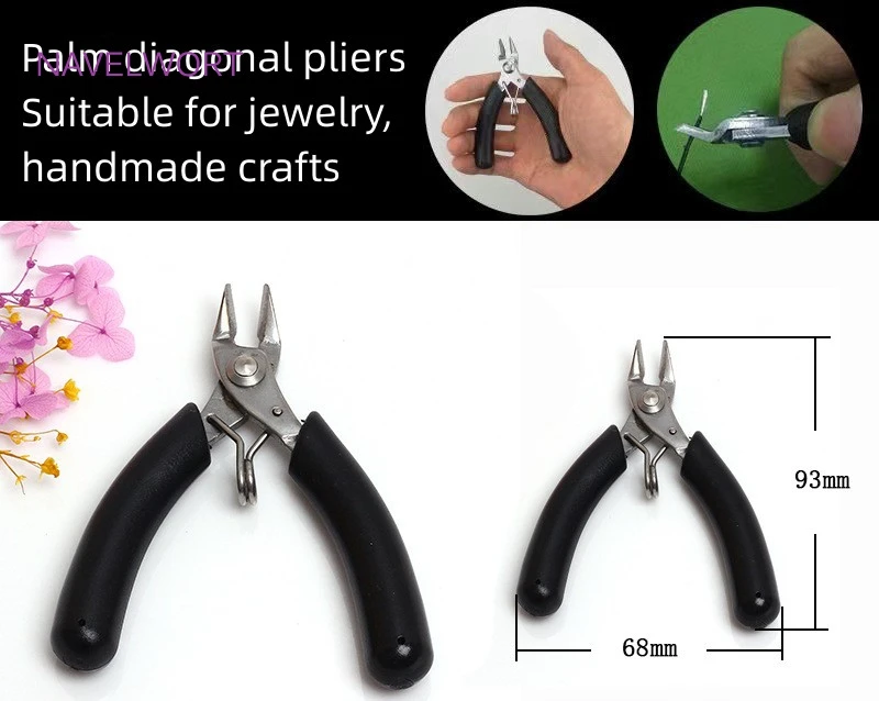 Jewelry Pliers Tools Needlework Wire Cutting Pliers Stainless Round Nose Pliers For DIY Handmade Beading Jewelry Making Tool