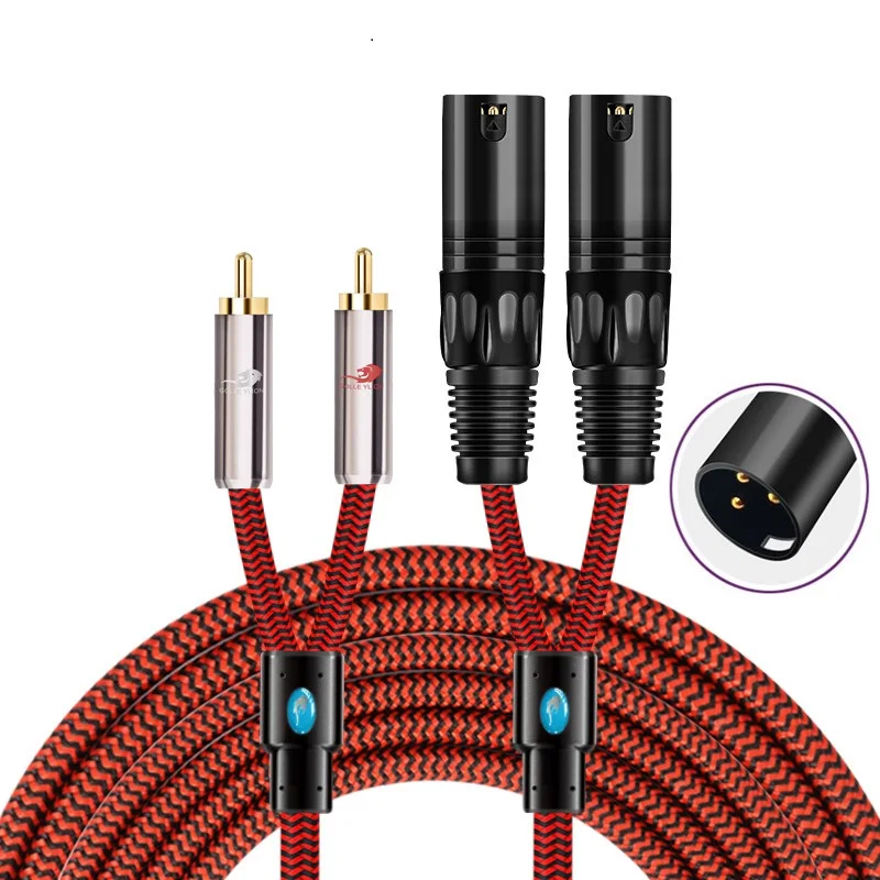 Double 6.5 6.3 6.35 to 2 RCA cable lines to the audio signal amplifier  Signal line for Microphone,amplifier,mixer,speakers,sound - Price history &  Review, AliExpress Seller - BT Computer digital accessories Store