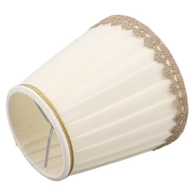 Paralumi A Clip Per Lampadina E14 - Set Di 6 Pezzi In Tessuto Lino, Creano Luce Diffusa E Atmosfera Calda