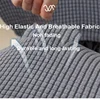 2Pcs/Set High Elastic Plaid Velvet Office Chair Covers Thicken Computer Spandex Split Seat Cover Armchair Cover Home Textile 6