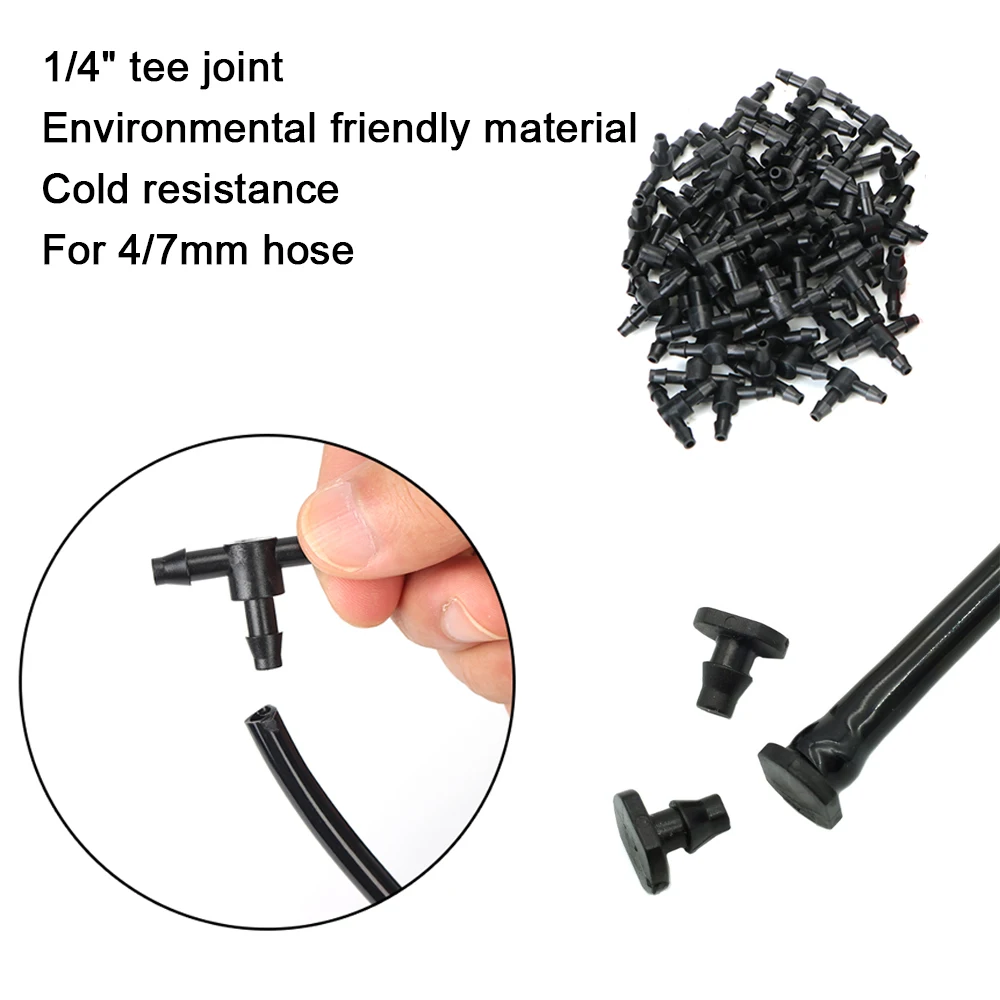 Drip Irrigation Kits 30M Garden 1/4'' Automatic Watering System Nozzles for Farmland Bonsai Plant Flower Vegetable Greenhouse