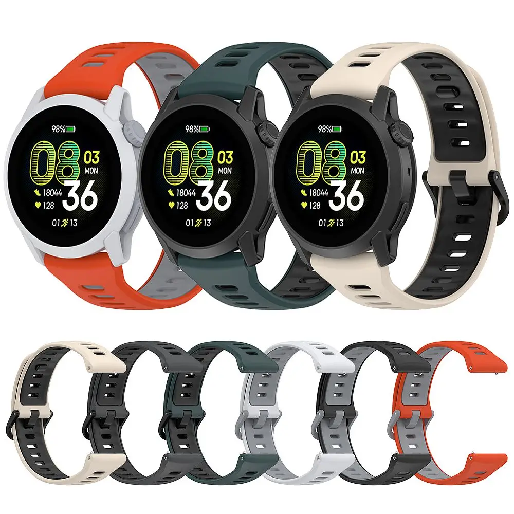 Versatile 22mm Silicone Watch Band - Comfortable & Durable Strap for Smartwatches