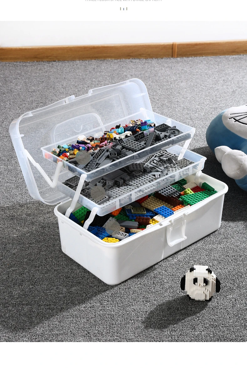 Boite Rangement Plastique avec Couvercle pour Lego Caisse Jouet Enfant 3  Couches Empilable Compartiment Transparente Jeux Bloc de Construction  Magnetique Puzzle Box Exterieur Intérieurs Etanche : : Cuisine et  Maison