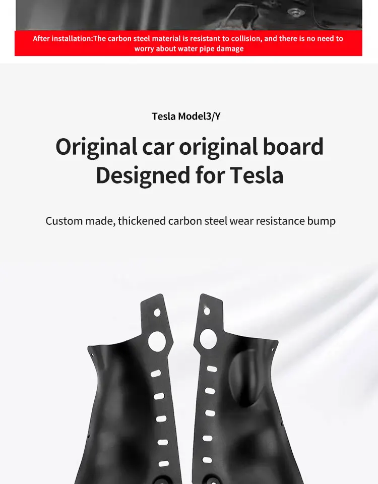Passend für Teslas Neues Modell 3Y Kühlmittelschutz, Fahrgestell-Luftkanalschutz, Motorkondensator – Detail 5