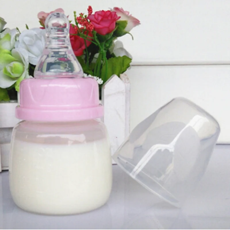 Baby Newborn Mini Portable Feeding Nursing Bottle 60ML BPA Free Safe Infant Nursing Nipple Care Feeder Fruit Juice Milk Bottles milk bottle,feeding bottle,baby feeding utensils