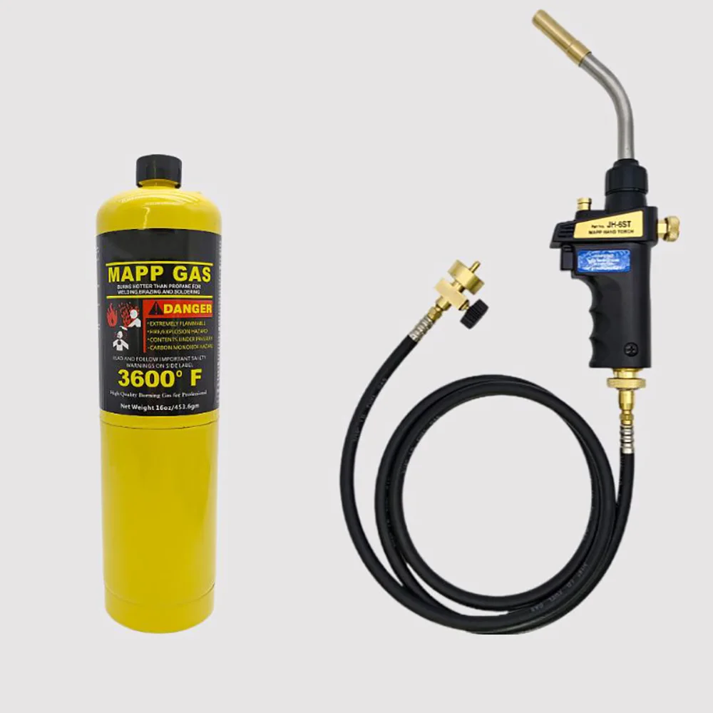 Chalumeau de plombier à gaz Bouteille Propane 2100°C Soudures Fines 360° 2100°C KEMPER