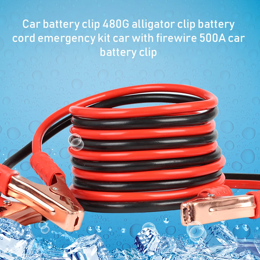 CarEmergencyBatteryBoosterCableStarterJumperJumpStartLeads