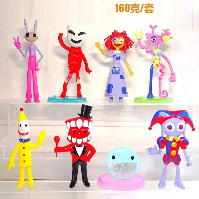 

6/10/12PCS The Amazing Digital Circus Figure Action PVC Model High-quality Toy Desk Decor Collection Children's Birthday Gifts