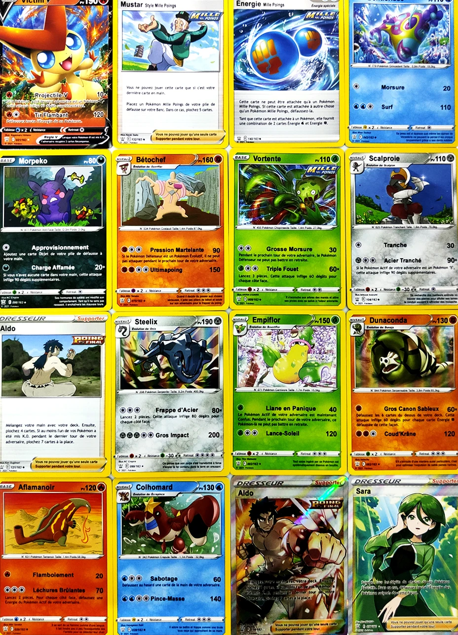 360 Pçs Versão Francesa Cartões Pokemon Escuridão Ablaze Tensão Vívida Tcg  Série Booster Caixa Coleção Cartão De Negociação Jogo Brinquedos - Jogos De  Carta Colecionáveis - AliExpress