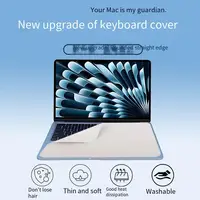 Chiffon de protection pour clavier d'ordinateur portable – Doublure en microfibre durable et résistante aux déchirures et chiffon de nettoyage et de polissage compatible avec MacBook 2