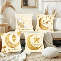 4Pcs Ramadan Kareem Pillowcase Ramadan Decoration 2026 For Home Sofa 1