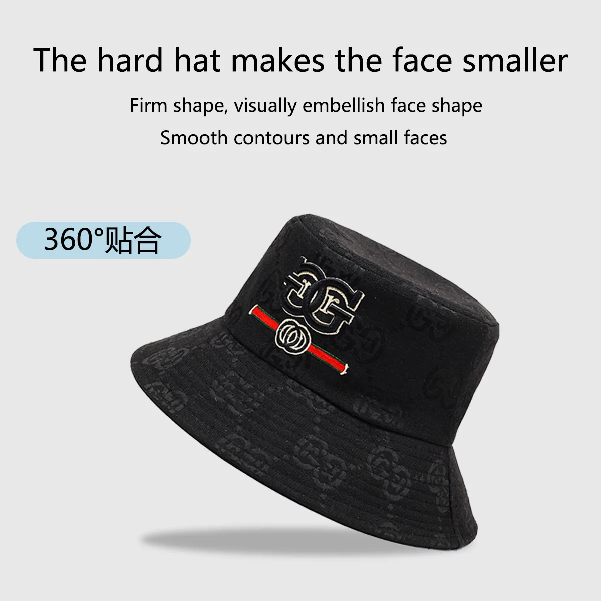 Spring and Summer Men's Bucket Hat Outdoor Uv Protection Wide-Brimmed Panama Hunting Hiking Hat Net Fisherman Hat Beach Sunscree