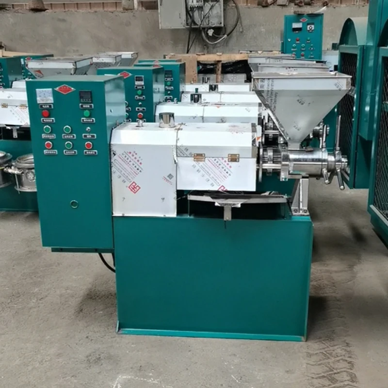Screw Oil Press Commercial Peanut Rapeseed 50-70Kg per hours Automatic Machine Workshop Sunflower Sesame Squeezer