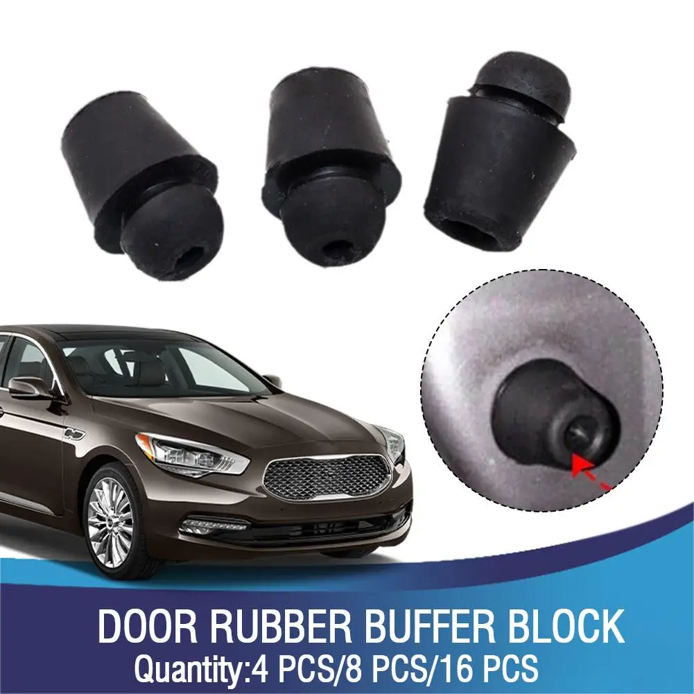 4816PCSCarDoorBumperBufferPadAntiShockBumpStopShock