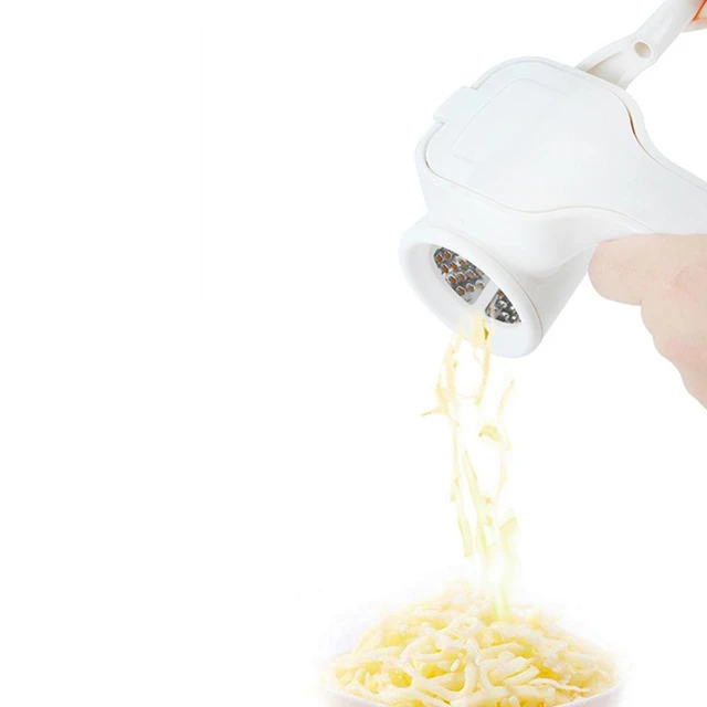 Shred Cheese Grater  Stainless Steel Cheese Grater - Handheld Stainless  Steel Rotary - Aliexpress