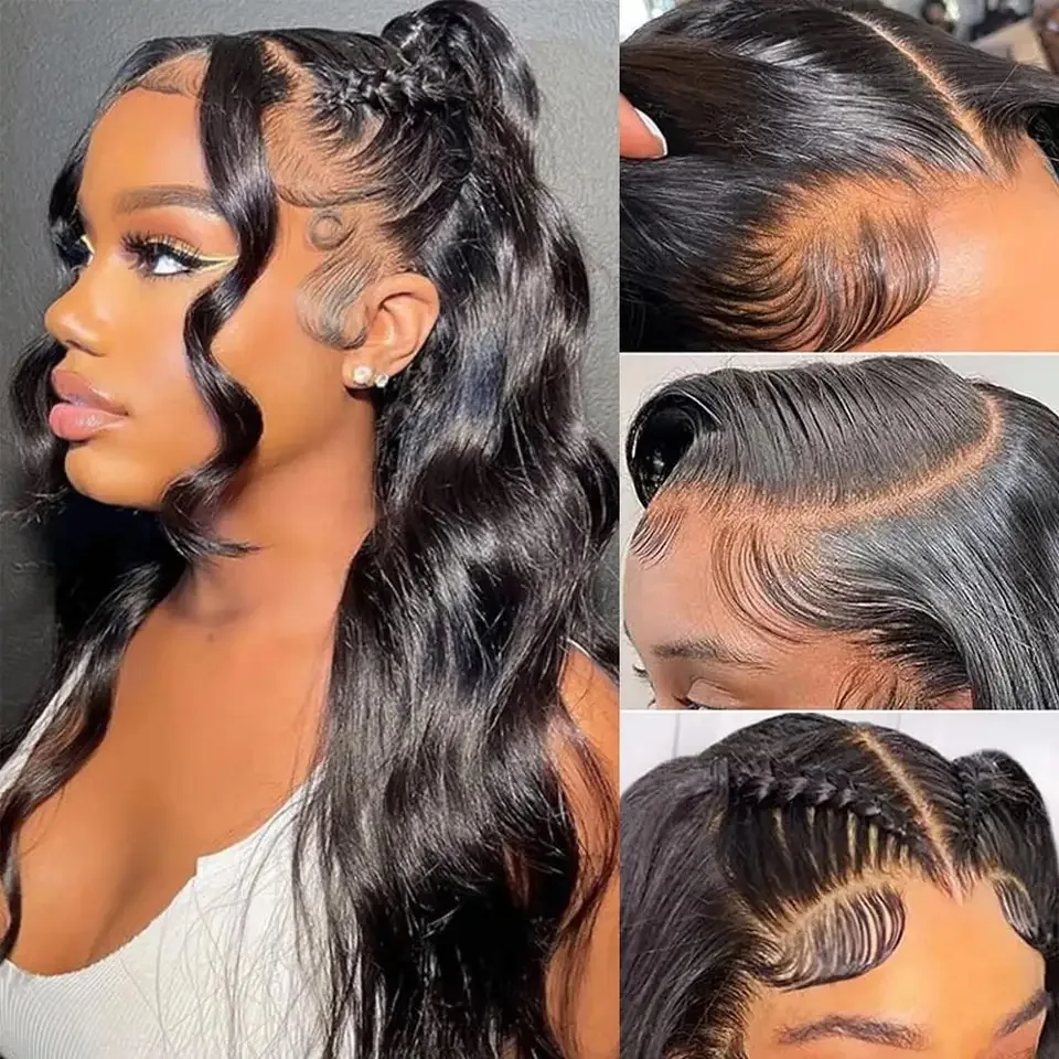 13x6 Lace Front Wigs Human Hair Body Wave Lace Front Wigs Human Hair Body Wave Frontal Wig for Black Women 220 Density 32inch