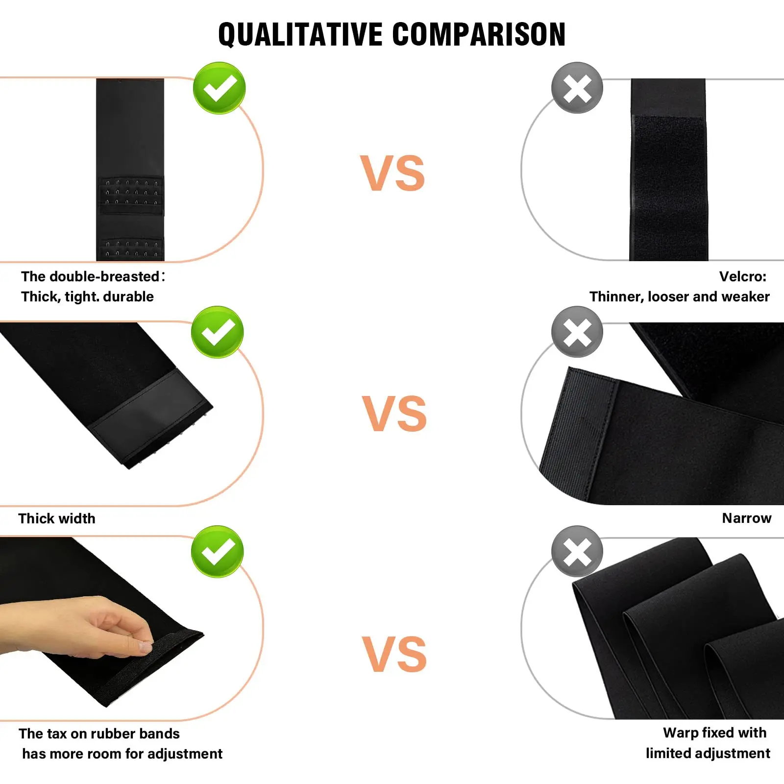 Woman's Girdle Stomach Wraps for Belly Fat Upgraded Waist Wraps for Stomach Wrap for Women Invisible Loop Body Wrap Plus Size 6M