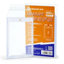 Set of 5 Premium Magnetic Card Holders with Acrylic Stands for Trading and Sports Cards Display (100pcs film)
