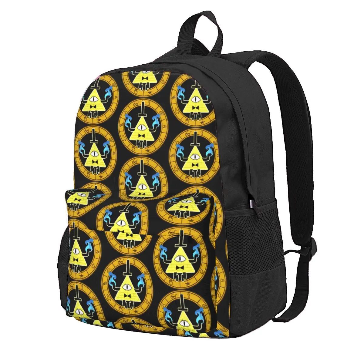 thumbnail image 1 of Mochila Bill Cipher Gravity Falls para mujer, mochila para niños, mochila escolar, mochila para portátil, bolso de hombro de gran capacidad para niños y niñas, 1 of 5
