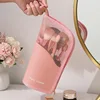Foldable Makeup Brush Storage Bag Travel Cosmetic Portable Organizer Zipper Makeup Pouch Breathable Brushes Holder Stand-Up Bag 5