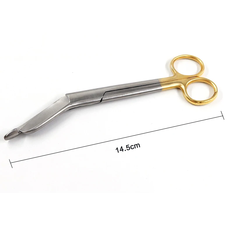 Medical stainless steel gauze scissors dressing bandage shear surgical instrument scissors 4