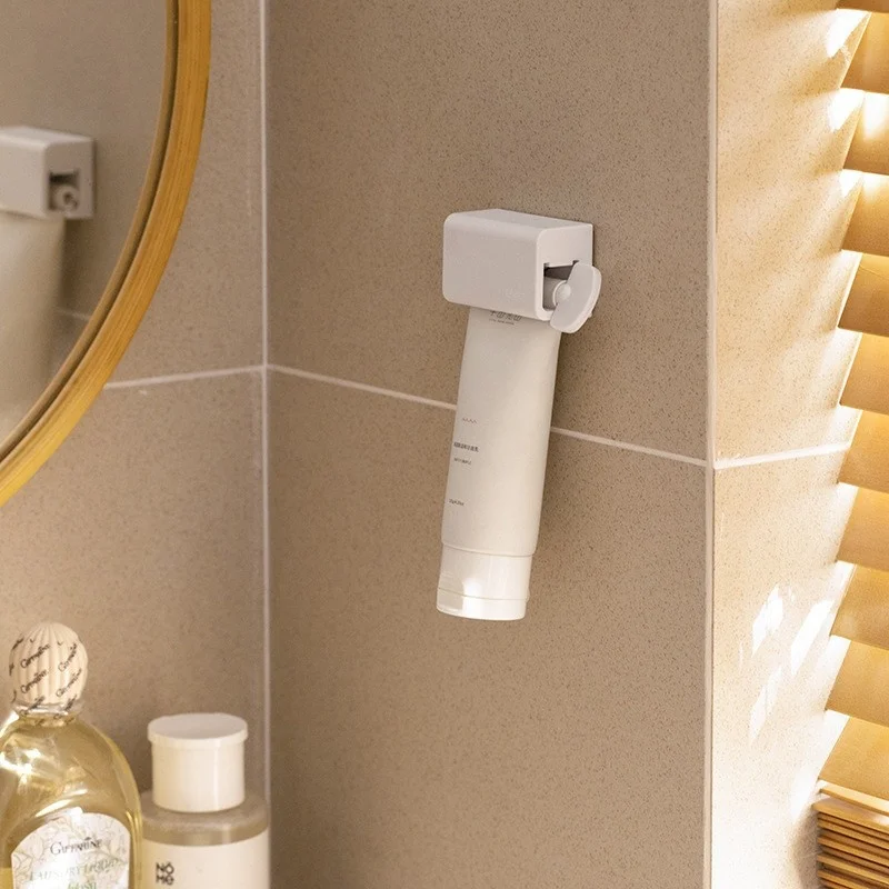 Tooth Brush Holder Bathroom Accessories Wall Toothpaste Squeezer Lazy Squeeze Toothpaste Clip Bathroom Rack