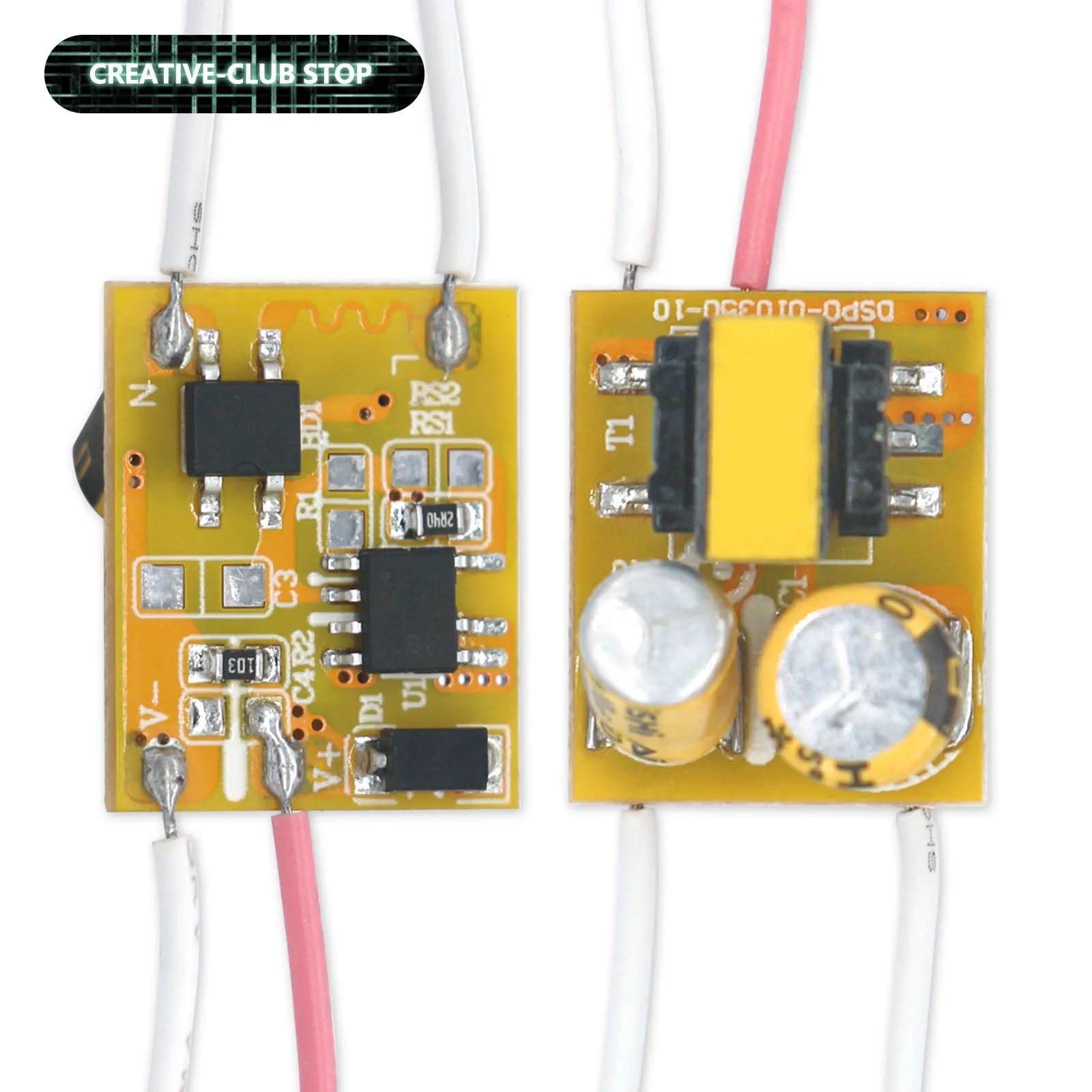 Светодиодный Driver 1-3W DC3-12V светильник Transformer 3-5W DC12-18V светодиодный неизолированный драйвер для лампы Φ ma источник питания