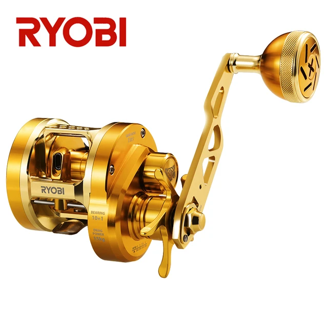 RYOBI VARIUS Slow Jigging Fishing Reels 10+1BB Max Drag15kg Gear