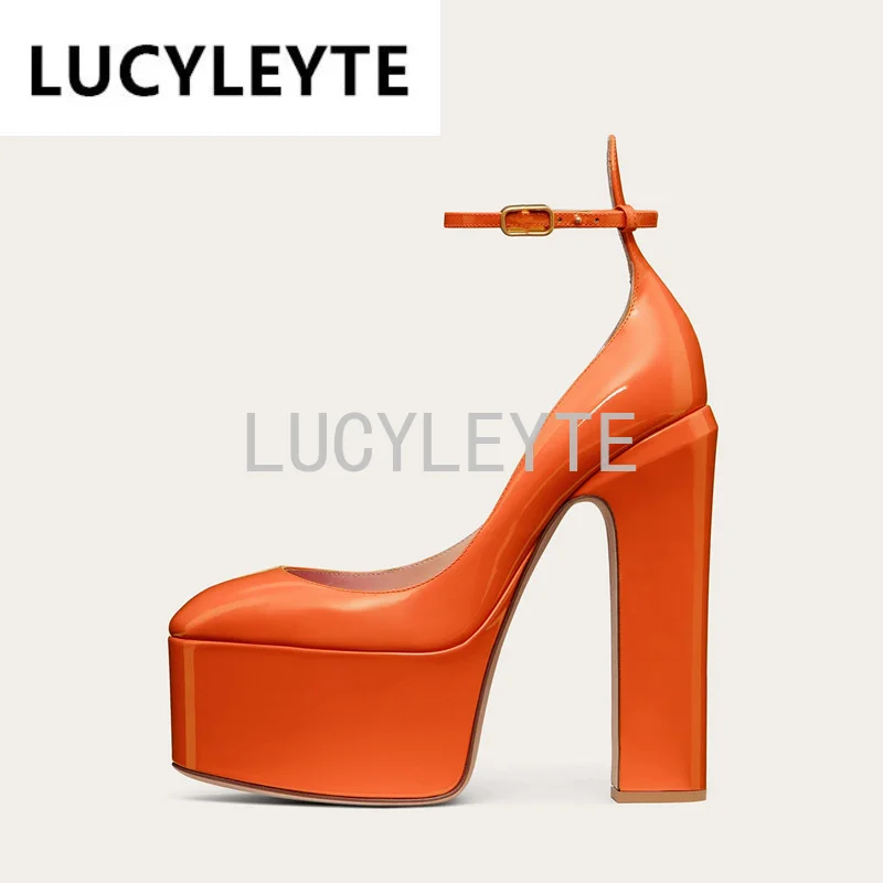 Summer platform wedge new luxury chunky heel pattern mixed color buckle women's sandals mixed color summer fashion shoes