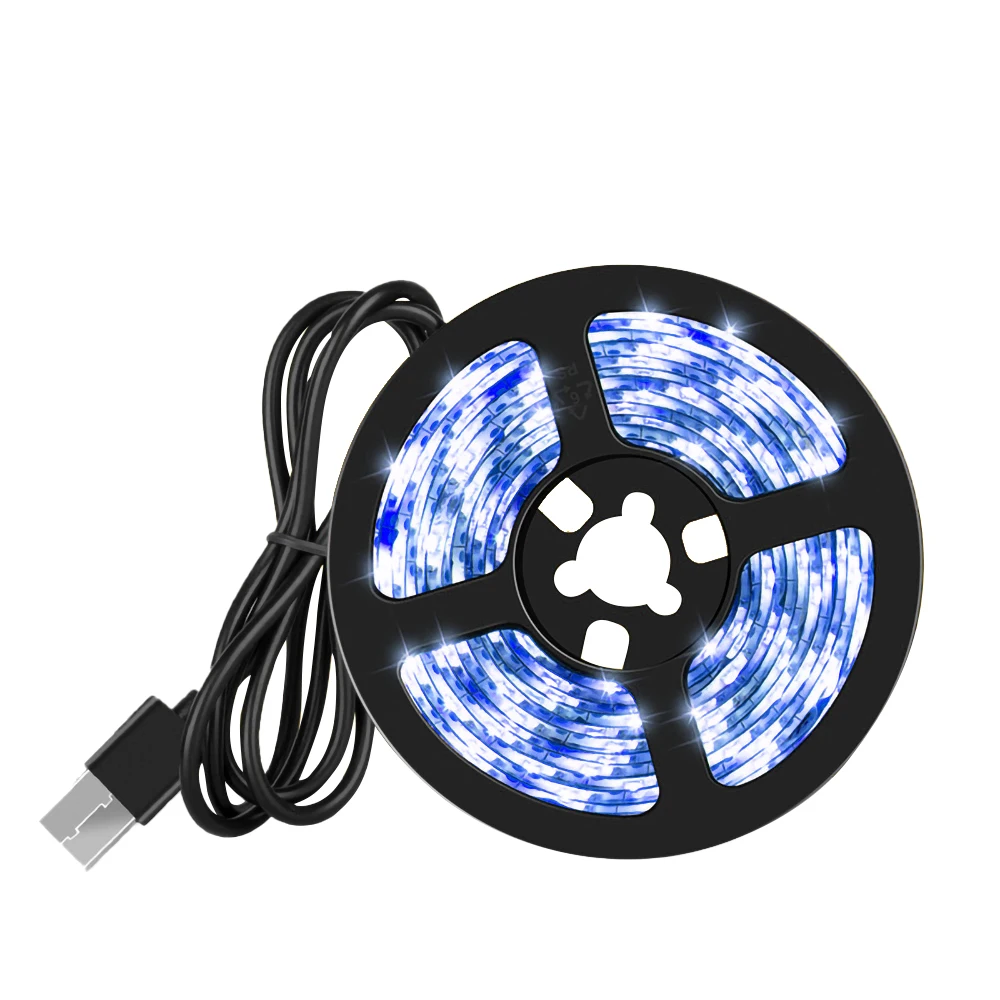 USB LED strip Blauw