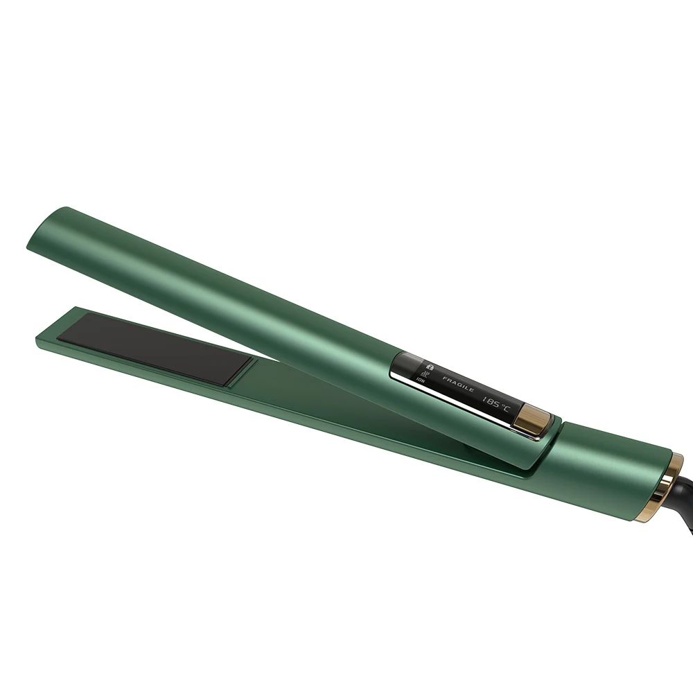 LISAPRO 2-in-1 LED Hair Straightener Flat Iron Professional Hair Straightener for Girls Women 15s Fast Heating Curling Iron Wand 6