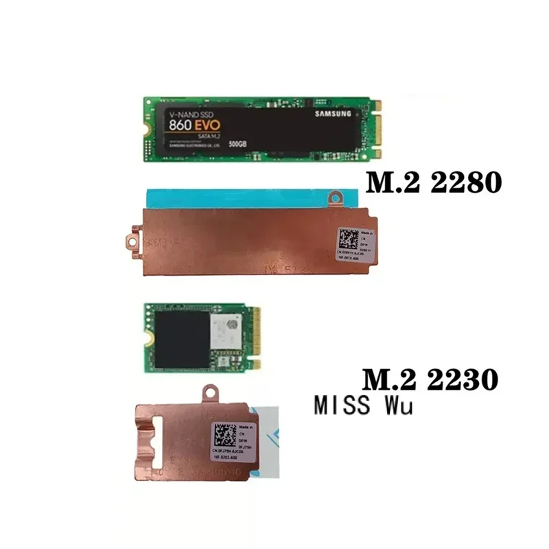 

Новый оригинальный ноутбук M. Кронштейн для жесткого диска 2 2230 2280 SSD HDD для Dell G15 5510 5511 5515 0X8MY9 0FJ75H 026X1Y