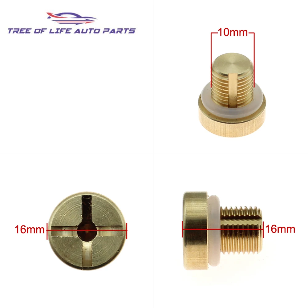 Coolant Expansion Screw 1 2 5 8 10 Coolant Expansion Tank Bleeder Screw For BMW E36 E39 E46 Mini Cooper
