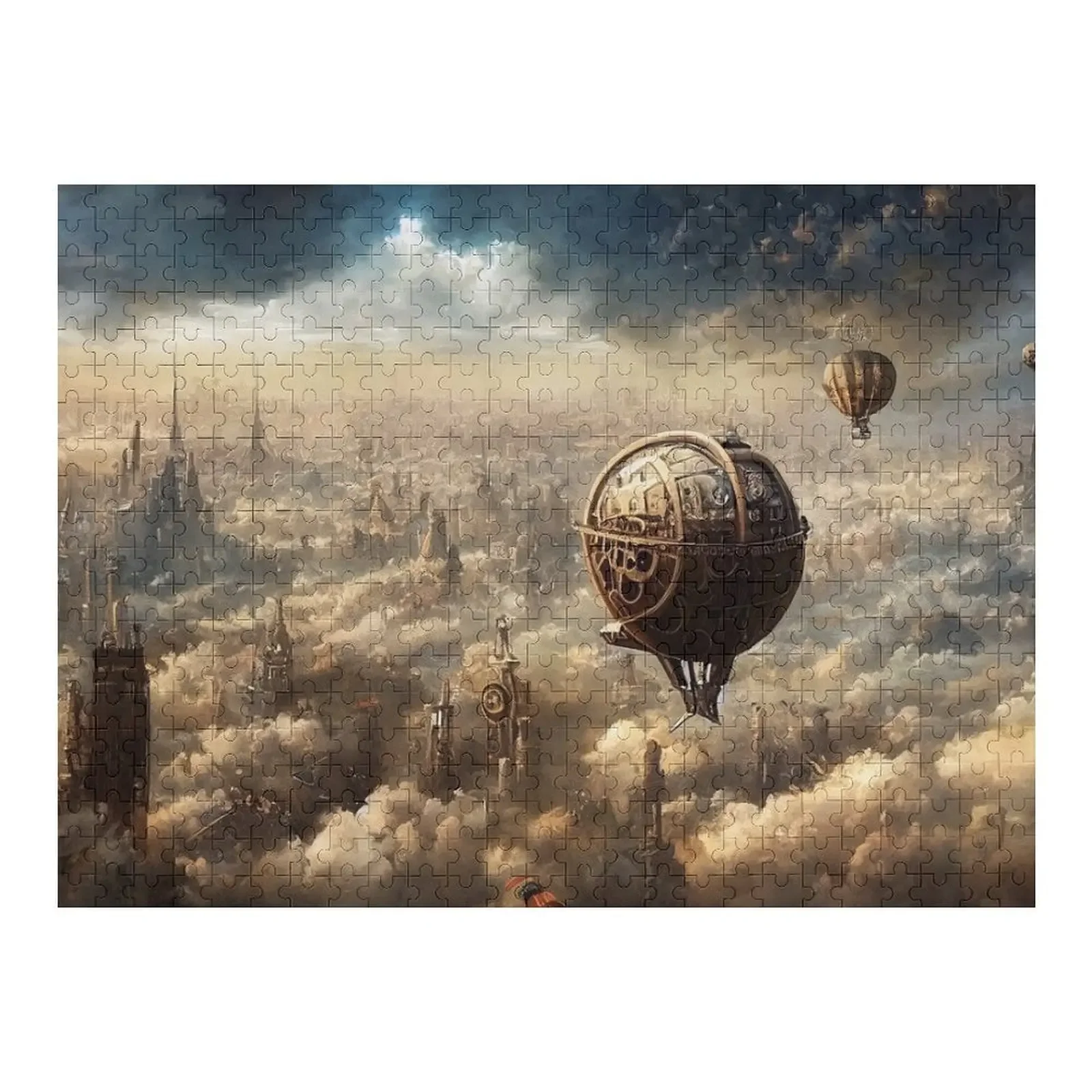 Steampunk Air Adventure Jigsaw Puzzle Christmas Gifts Works Of Art Puzzle