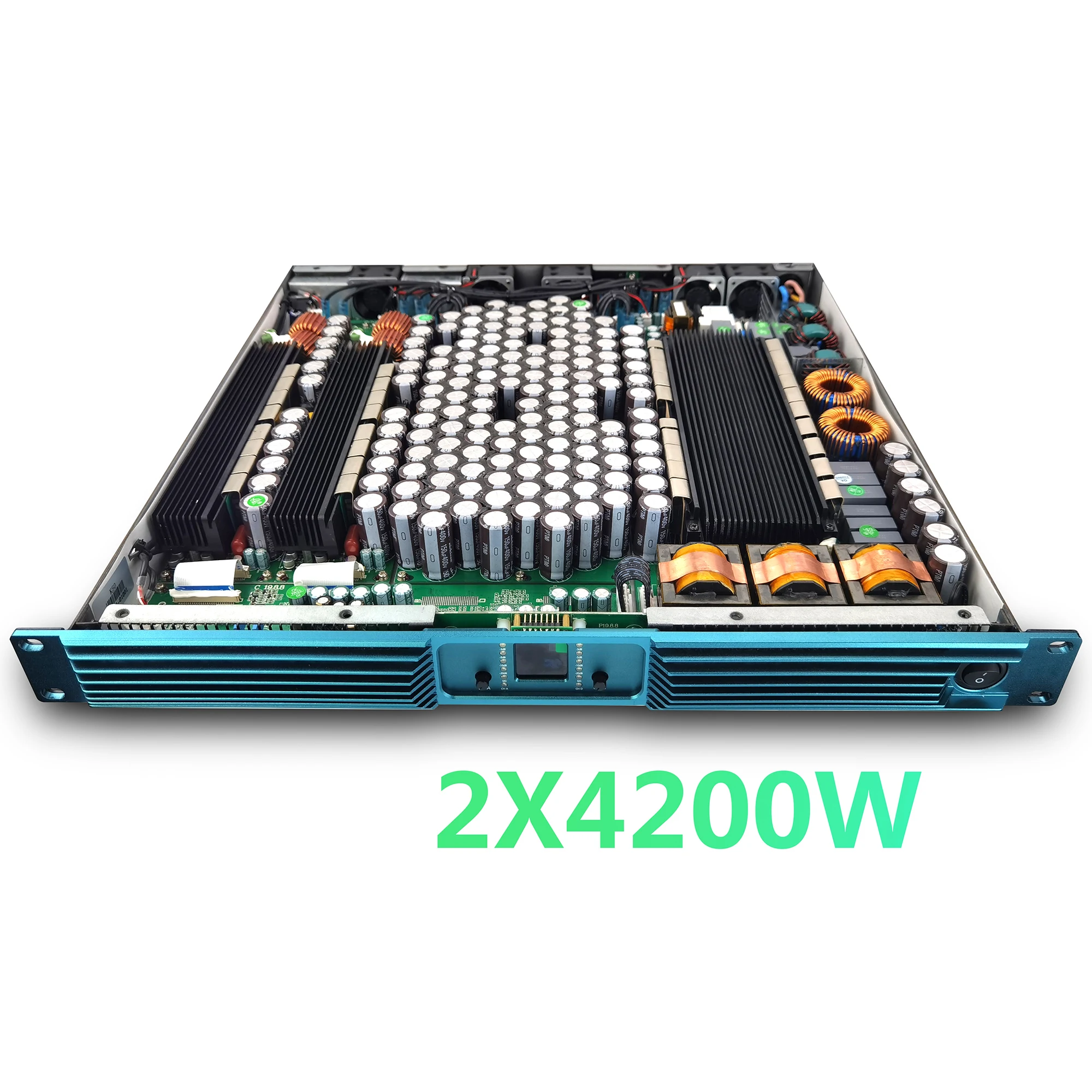 Betagear 2X 4200W Subwoofer Amplifier Professional 2-Channel Ampli PFC 90V-270V Stable 2&Omega; 17000W Max K50 K40 K30 K20