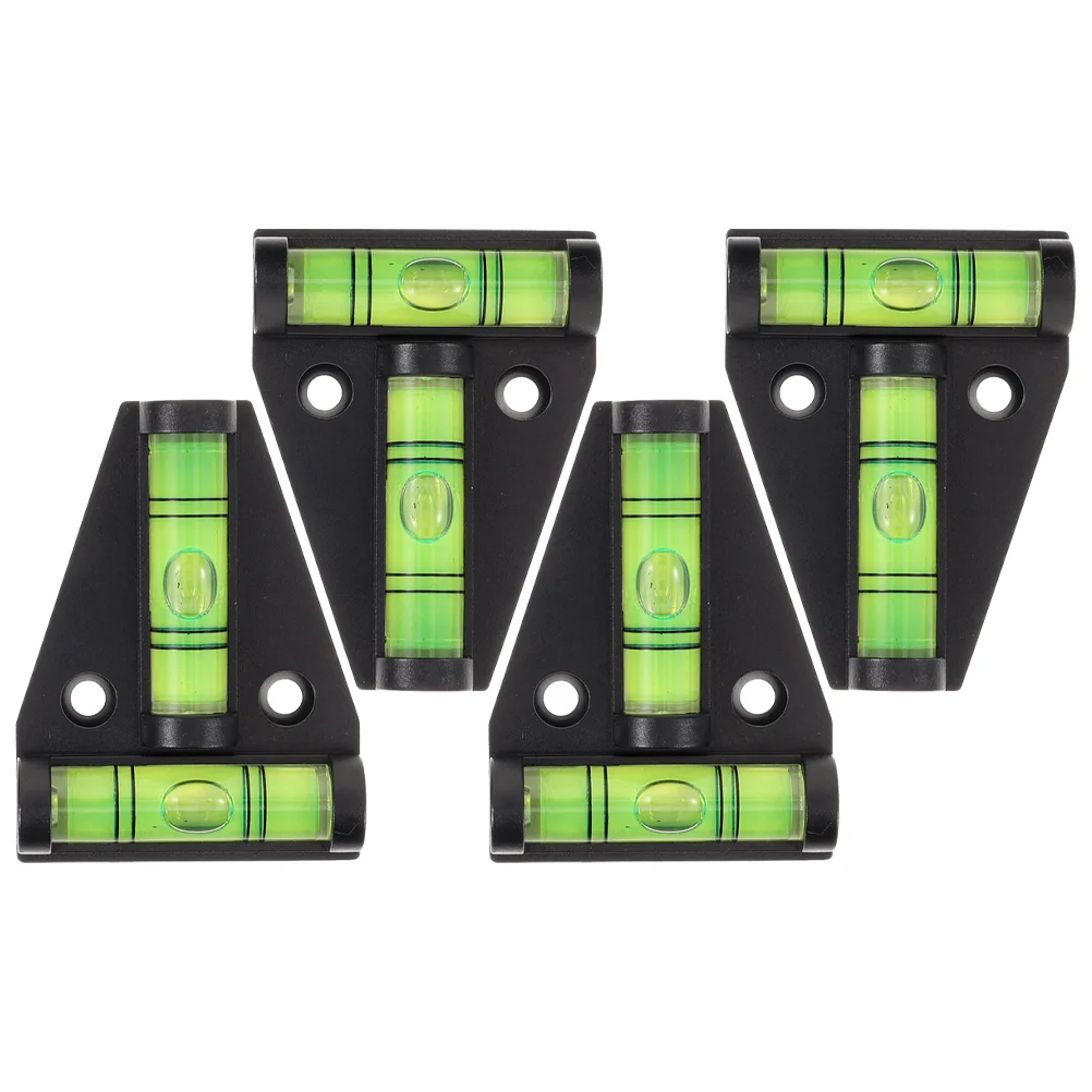 

4 Pcs Spirit Level Rv Leveling System Bubble for Camera Levels Small Levelers Travel Trailer Trailers Motorhome